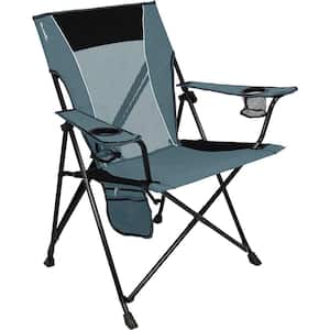 Fawey Portable Hallett Peak Gray Polyester Outdoor Patio Chair
