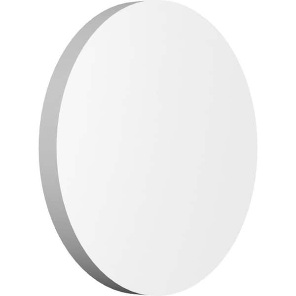 Ekena Millwork 6 in. W x 6 in. H x-1/2 in. P Standard Grayson Rosette with Square Edge (2-Pack)