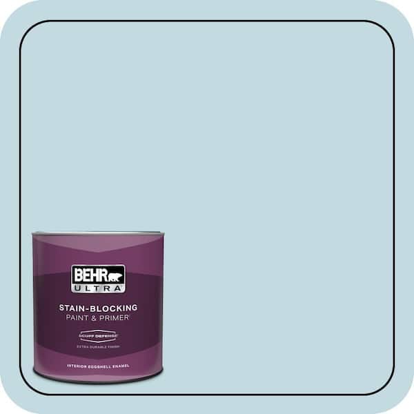 BEHR ULTRA 1 qt. #S480-1 Rain Dance Extra Durable Eggshell Enamel Interior Paint & Primer