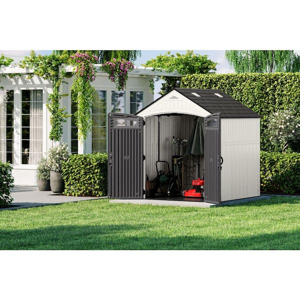 Ridgeland 7 ft. W x 7 ft. D Plastic Shed (50 sq. ft. )