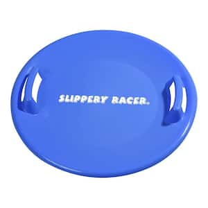 Downhill Pro Blue Adults and Kids Saucer Disc Snow Sled