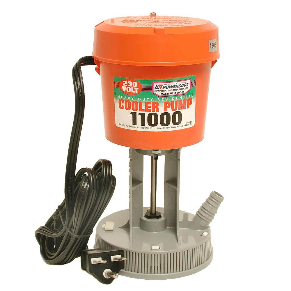 Dial Ul11000 230 Volt Premium Evaporative Cooler Pump 1286 The Home Depot 7194