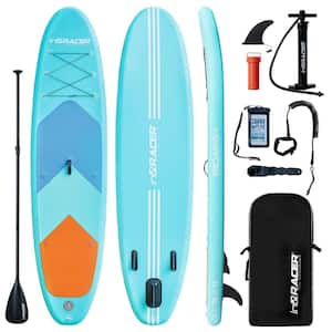 11 ft. x 33 in. x 6 in. Green Premium SUP W Accessories Inflatable Stand Up Paddle Board