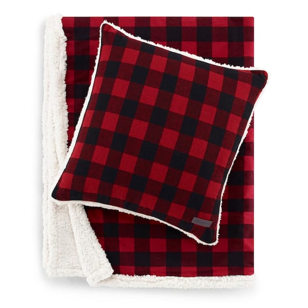 24x36 Winter Cabin Plaid Bath Mat Red - Deny Designs : Target