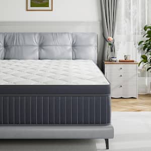 KING Size Medium Comfort Level Hybrid Memory Foam 12 in. Cooling and Skin-Friendly Mattress
