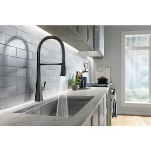 Graze Single-Handle Standard Kitchen Faucet in Matte Black