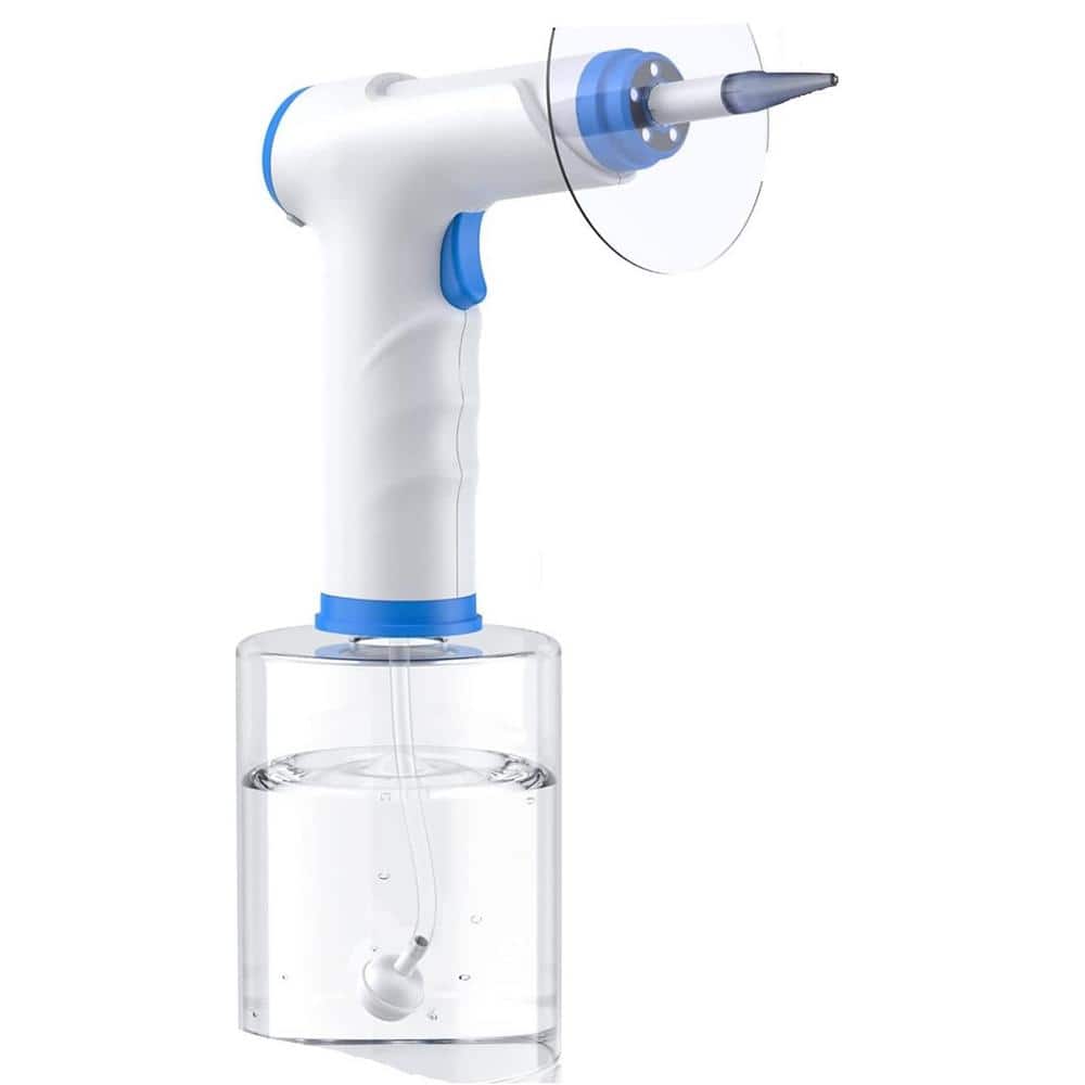 White Electric Ear Wax Cleaning Kit with Light and 4 Pressure Modes (Includ