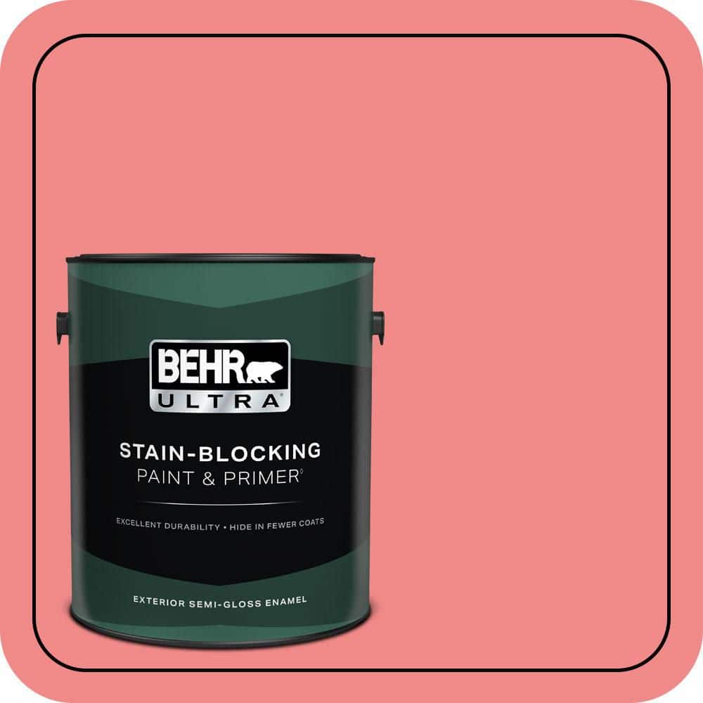 1 gal. #150B-5 Cheery Semi-Gloss Enamel Exterior Paint & Primer price history on PriceWatchPro
