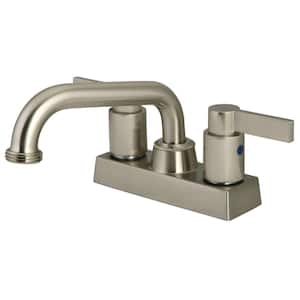 NuvoFusion 2-Handle Laundry and Utility Faucet in Brushed Nickel
