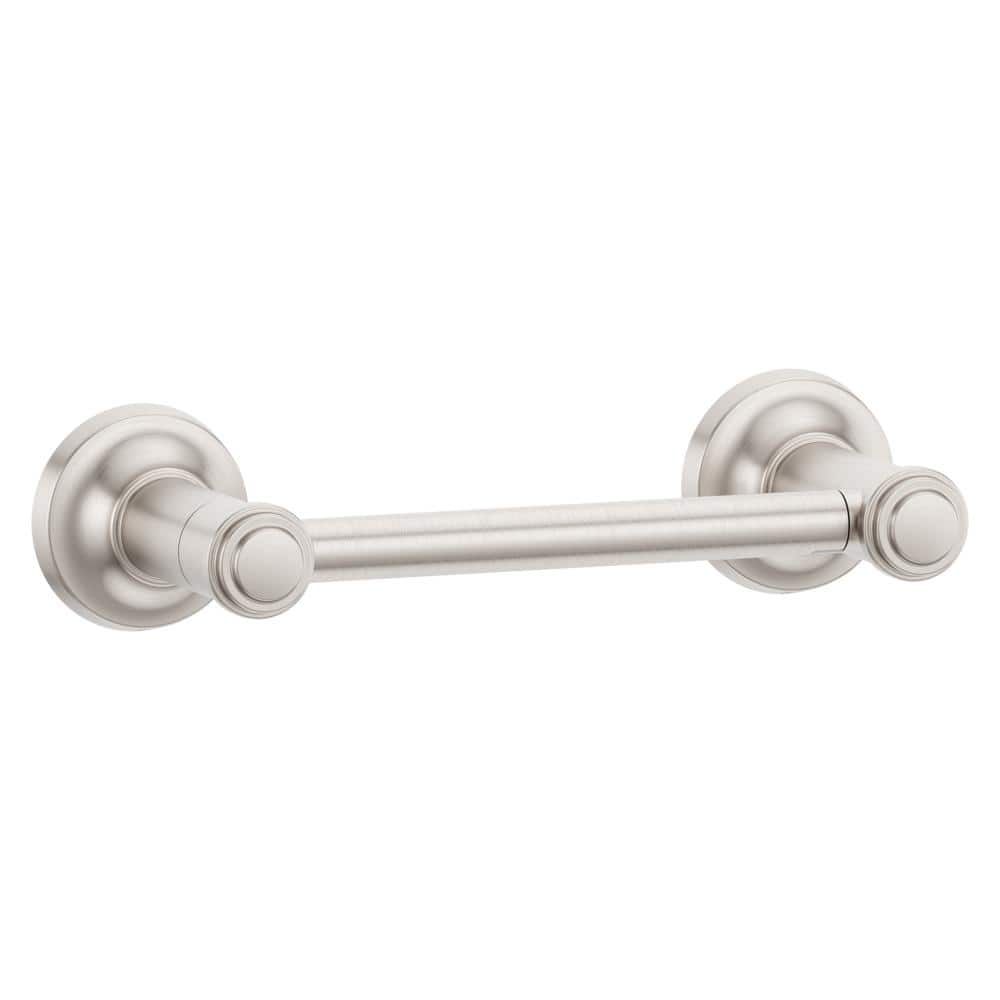 Briscoe Wall Mounted Double Post Pivot Toilet Paper Holder in Spot Defense Brushed Nickel price history on PriceWatchPro
