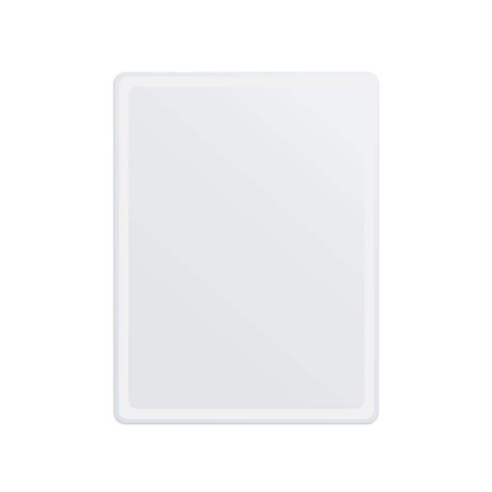 Seafuloy 24 in. W x 32 in. H LED Bathroom Mirror with Bluetooth Speaker ...
