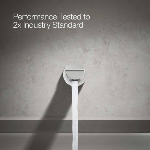KOHLER Avid Wall-Mount Bath Spout in Polished Chrome