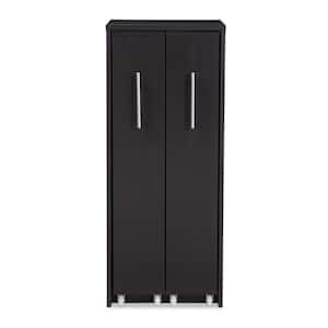 Lindo Contemporary Dark Brown Storage Cabinet