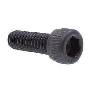 #8-32 x 1/2 in. Black Oxide Coated Steel Hex (Allen) Drive Socket Head Cap Screws (25-Pack)