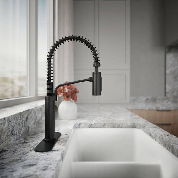 KOHLER Ringby Single Handle 3-Function Pull Down Sprayer Kitchen