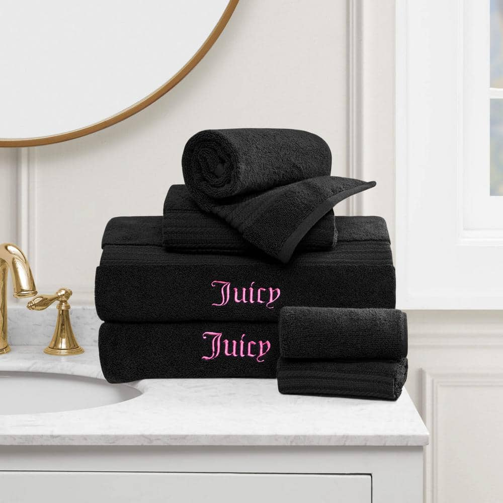 Juicy Couture Love Juicy Bath & Hand Towels, & Wash shops Cloths- Grey & Teal