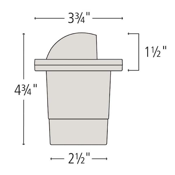 Hinkley Lighting - Hinkley Hardy Island Eyebrow LED Well Light, Matte Bronze