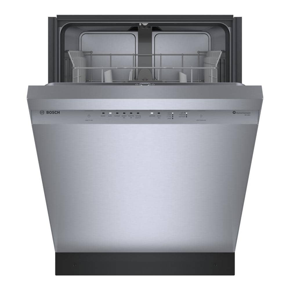 24" Stainless Steel Built-In Dishwasher with Front Control and 3rd Rack