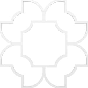 83 in. W x 83 in. H x-3/8 in. T Large Anderson Decorative Fretwork Ceiling Panels in Architectural Grade PVC