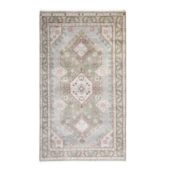 Solo Rugs Utica Gray 3 ft. x 5 ft. Contemporary Area Rug