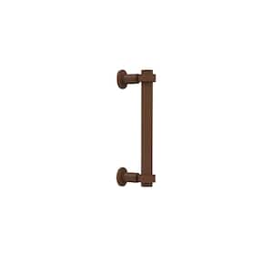 Contemporary 8 in. Back to Back Shower Door Pull in Antique Bronze