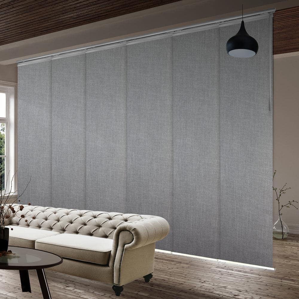 Adelais 70 in. - 130 in. W x 94 in. L Adjustable 6- Panel White Single Rail Panel Track with 23.5 in. Slates price history on PriceWatchPro