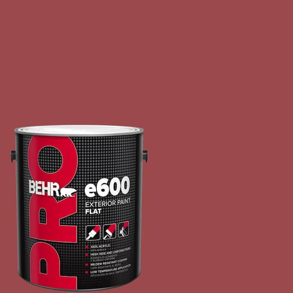 BEHR PRO 1 gal. #ECC-10-3 Holly Berry Flat Exterior Paint
