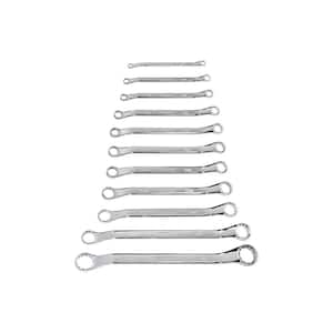 45-Degree Offset Box End Wrench Set, 11-Piece (6-32 mm)