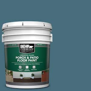 BEHR PREMIUM 5 gal. #PFC-48 Aqua Marble Low-Lustre Enamel Interior