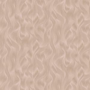 ELLE Decoration Collection Blush Pink Wave Pattern Vinyl on Non Woven Non Pasted Wallpaper Roll (Covers 57 sq. ft.)
