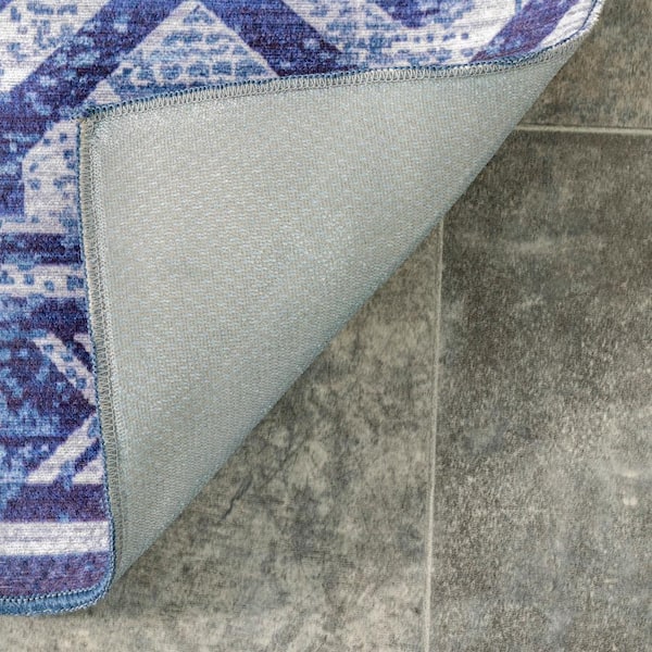 Indoor/Outdoor Washable Rug, 5' x 8' - Blue