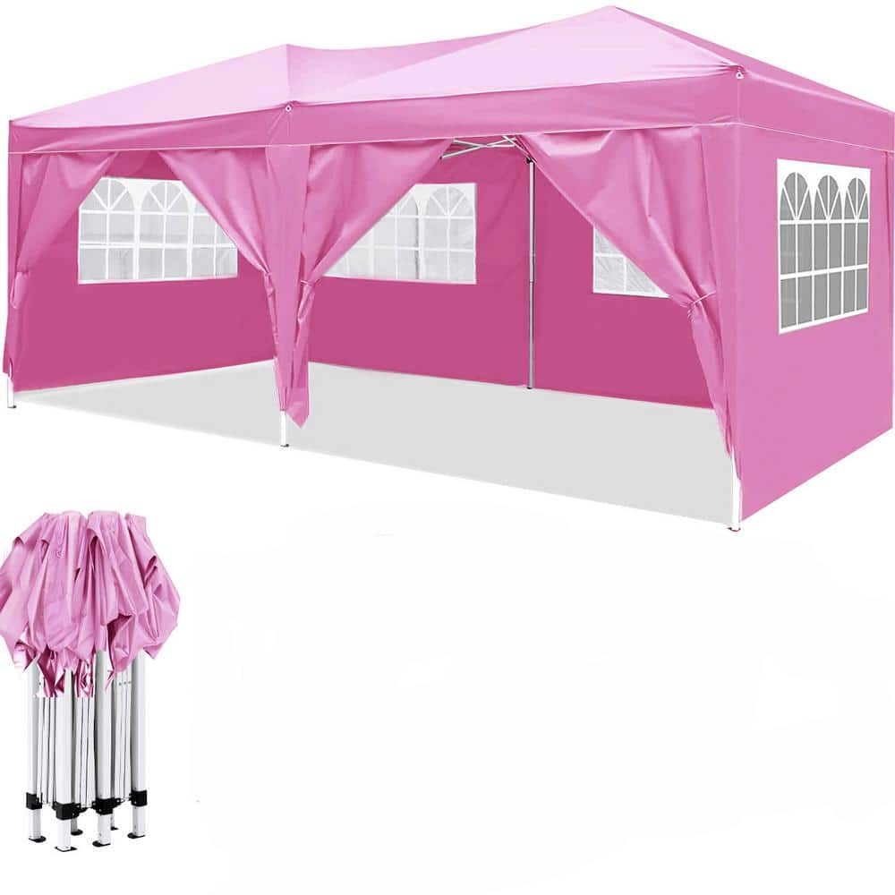 Zeus & Ruta 10 ft. x 20 ft. Pop Up Canopy Outdoor Portable Party ...