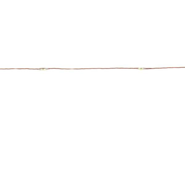 Hampton Bay 16 ft. Battery Powered 50 Bulb Copper Wire Indoor/Outdoor Fairy String Light (2-Pack)