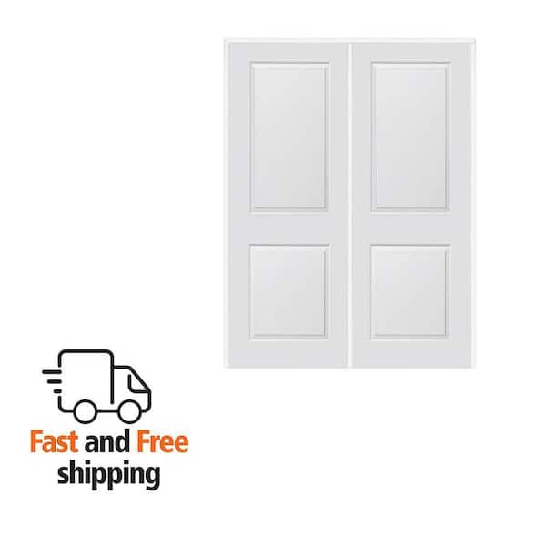 MMI DOOR 60 in. x 80 in. Smooth Craftsman Both Active Solid Core