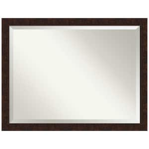 William Mottled Bronze Narrow 44 in. H x 34 in. W Framed Wall Mirror