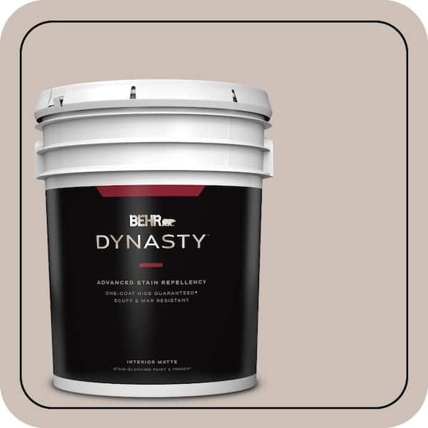 BEHR DYNASTY 5 gal. #770A-3 French Castle Matte Interior Stain-Blocking Paint & Primer