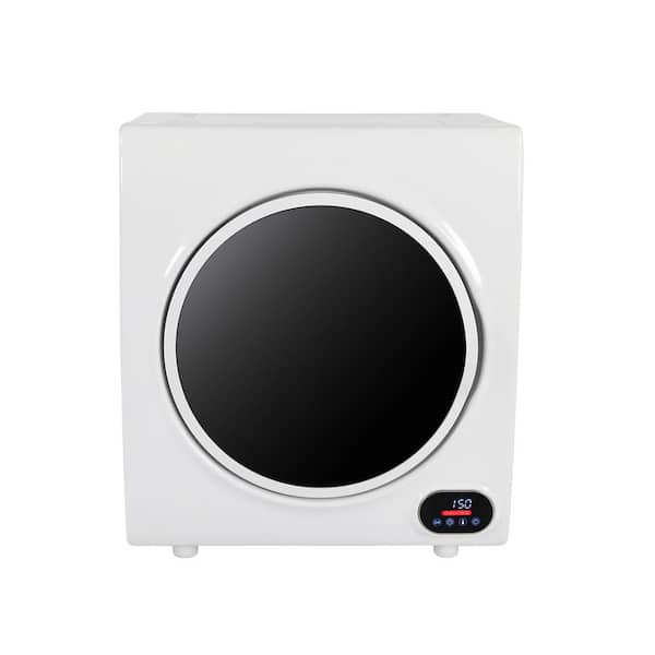 Karl home 2.6 cu. ft. White Electric Dryer with LED Display