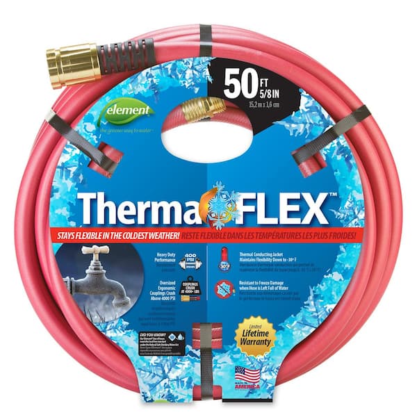 Element ThermaFlex 5/8 in. x 50 ft. Heavy Duty Cold Weather Water Hose