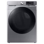 7.5 cu. ft. Smart Stackable Vented Electric Dryer with Steam Sanitize+ in Platinum