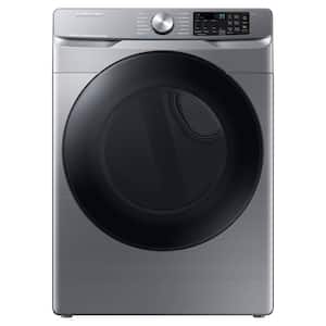 7.5 cu. ft. Smart Stackable Vented Electric Dryer with Steam Sanitize+ in Platinum