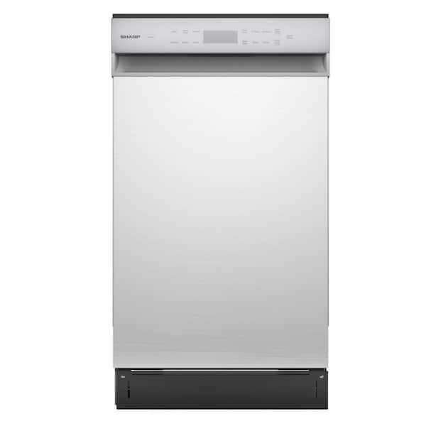 18 in Standard Built-In Dishwasher in Stainless Steel with 6-Cycles 47 dBA