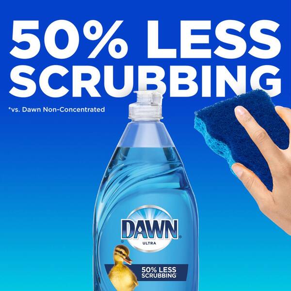 Gain Ultra Dishwashing Liquid Dish Soap, Original Scent, 8 fl oz