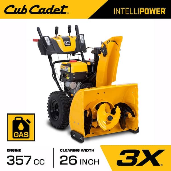 3 x 26 in. 357cc Gas 3-Stage Snow Blower with IntelliPower Engine