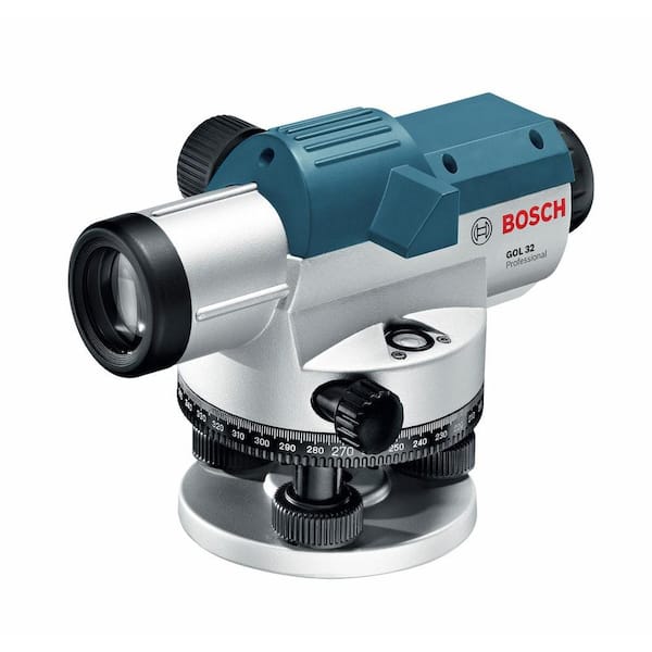 Bosch 5.6 in. Automatic Optical Level Kit with a 32x Magnification Power Lens (3-Piece)