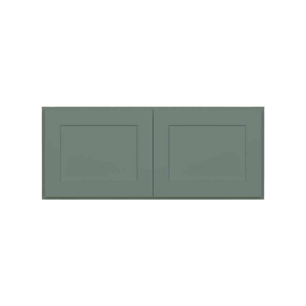 Easy-DIY 36 in. W x 12 in. D x 15 in. H Ready To Assemble Wall Kitchen Cabinet in Shaker Basil 2-Doors price history on PriceWatchPro