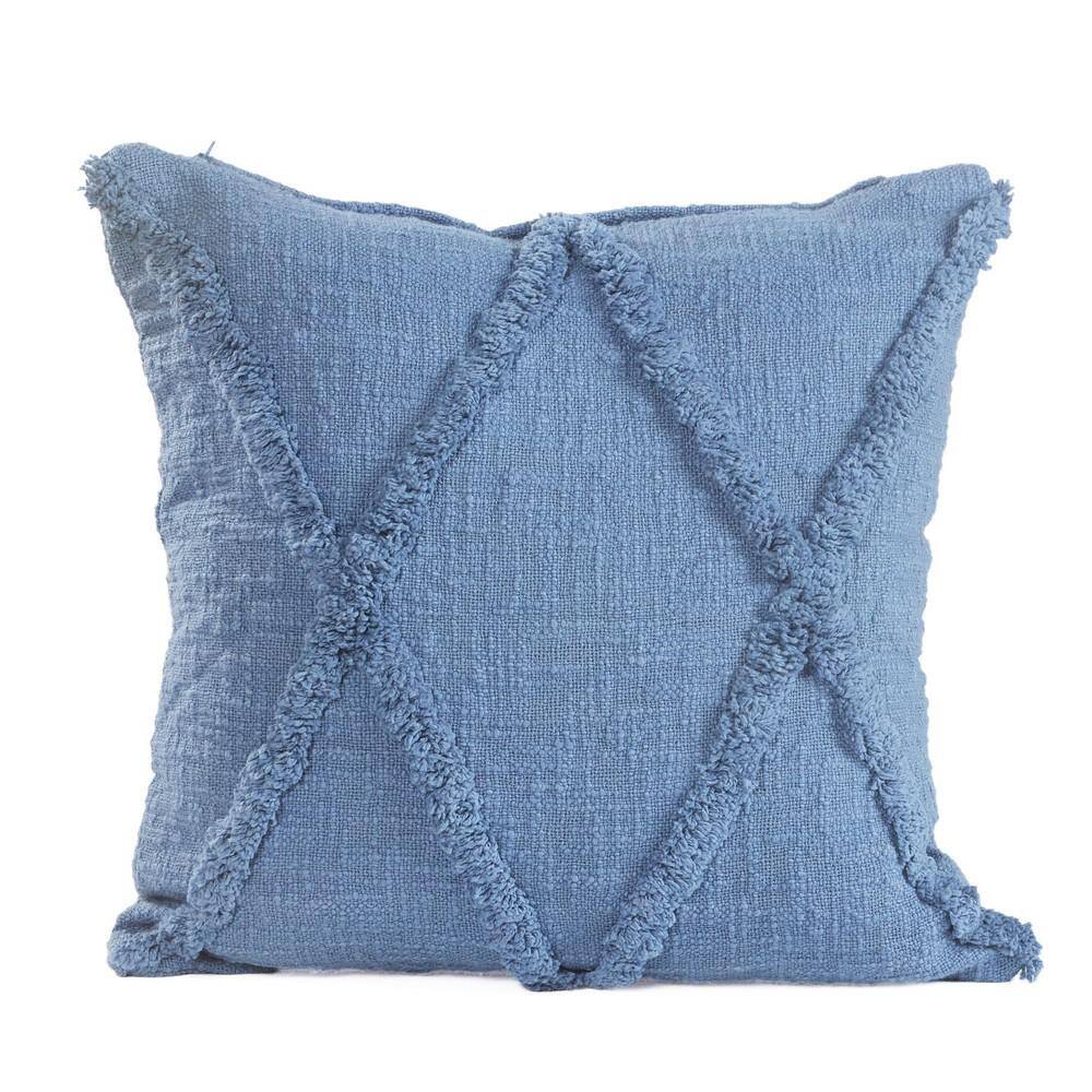 LR Home Adore Denim Blue Solid Diamond 