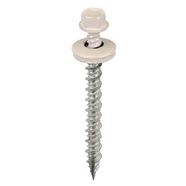 Acorn International #9 X 2 inch Light Gray Hex Metal to Wood Screws (Bag of 250)