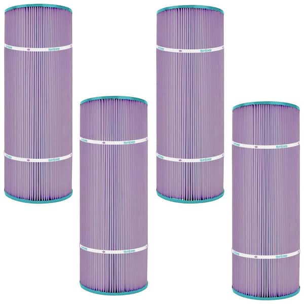 Hurricane 7 in. Dia Platinum Purple Pool Filter Cartridge Replacement 4-Pack