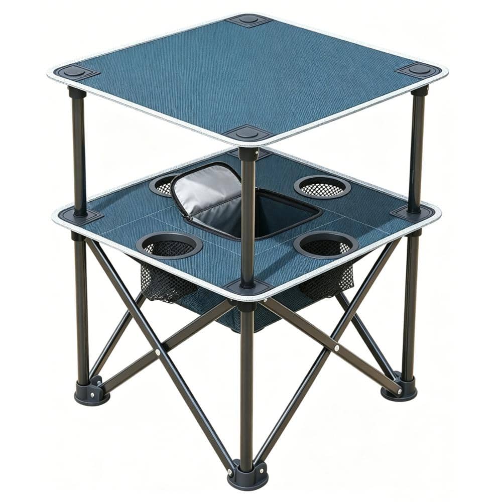 19x19 in. Pop Up Beach Table – 3‑Second Setup, 4 Cup Holders, Insulated Cooler, 50 lb Capacity, Includes Carry Bag price history on PriceWatchPro