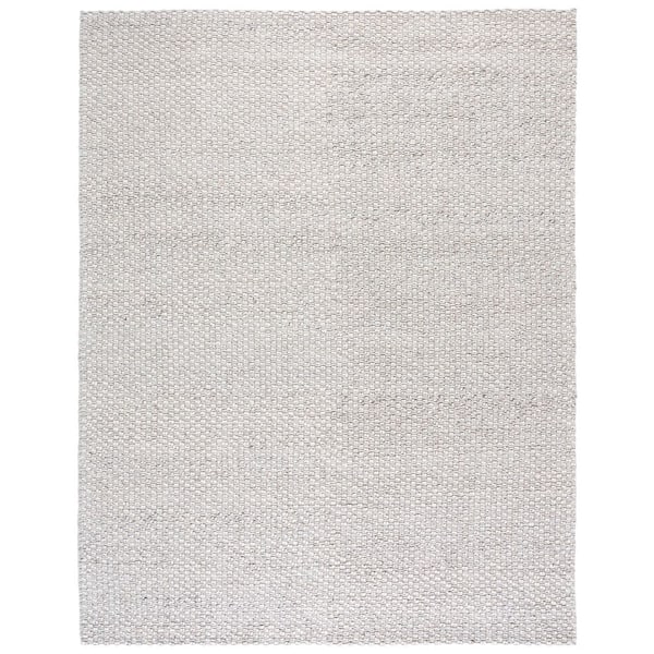 Vermont 8 ft. x 10 ft. Silver/Ivory Woven Area Rug